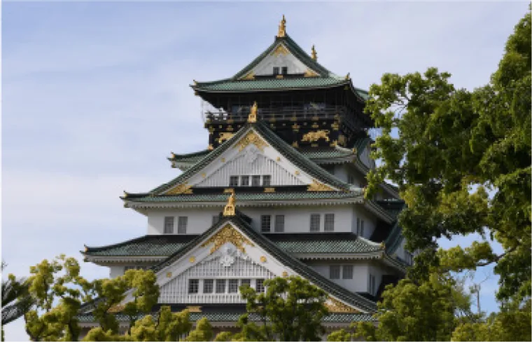 大阪城の天守閣