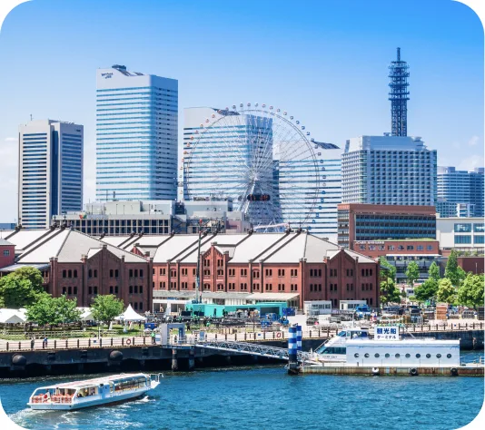 横浜みなとみらいの風景